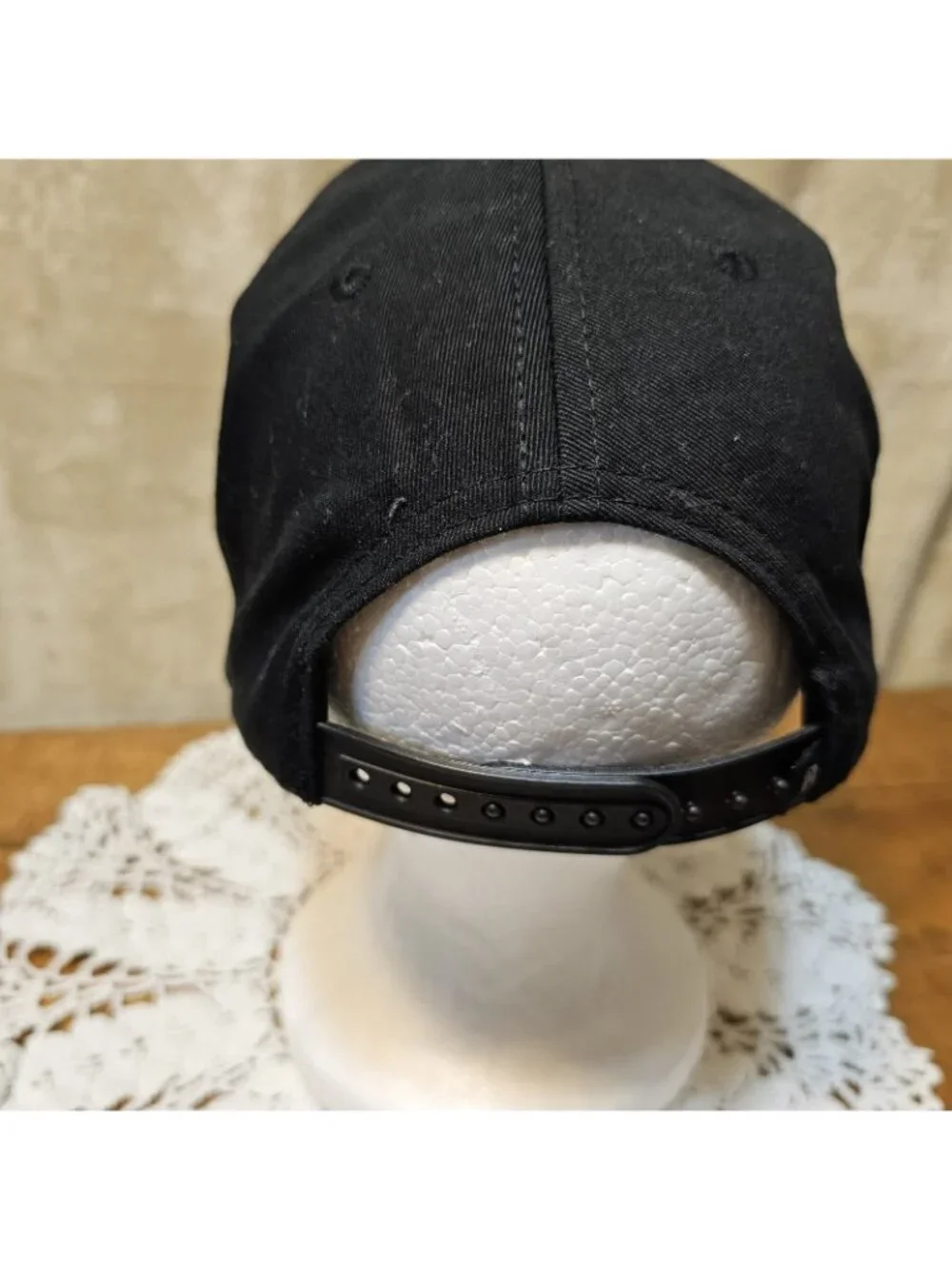 Ambiguous “Ambig” Est/1995 Solid Black Adjustable Strapback Hat